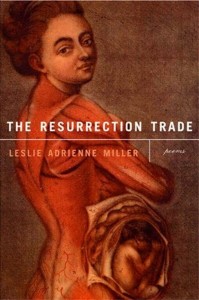 Book cover for Resurrection Trade, poems by Leslei Adrienne Miller